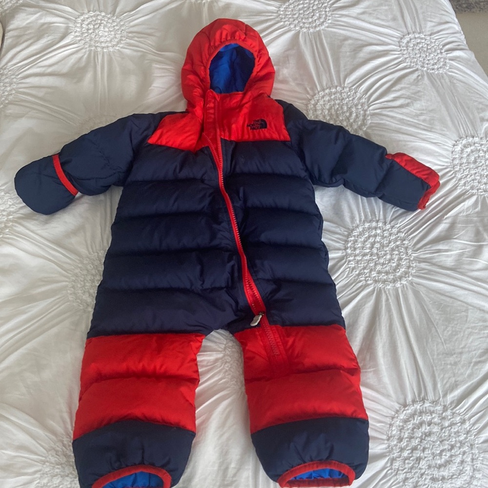 North Face infant snow suit